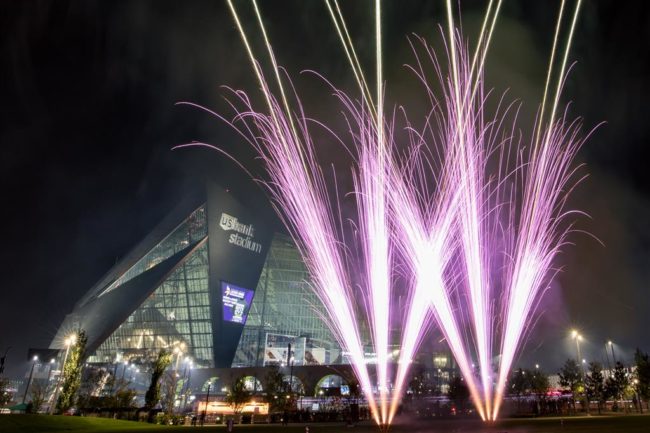 MN Vikings Fireworks