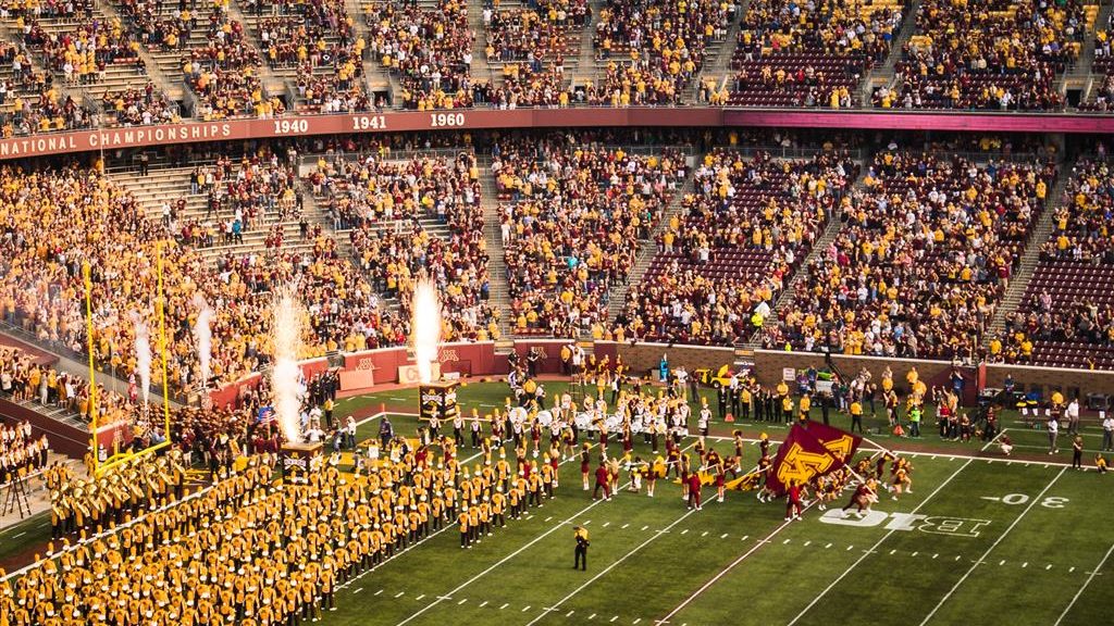 Gophers Football Pyrotechnics & Special Effects