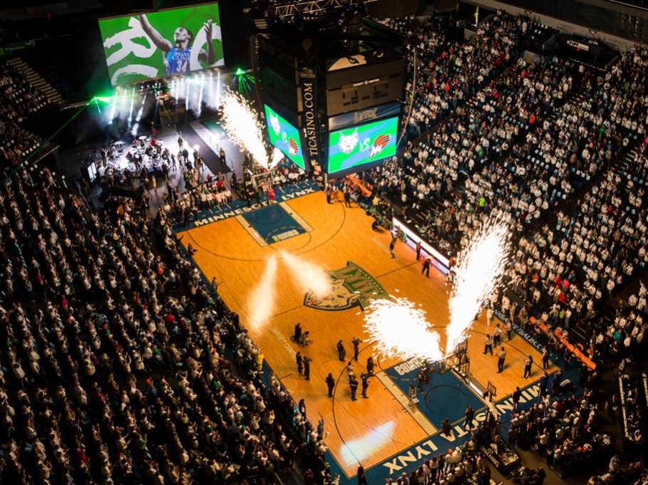 MN Lynx Indoor Pyrotechnics & Special Effects
