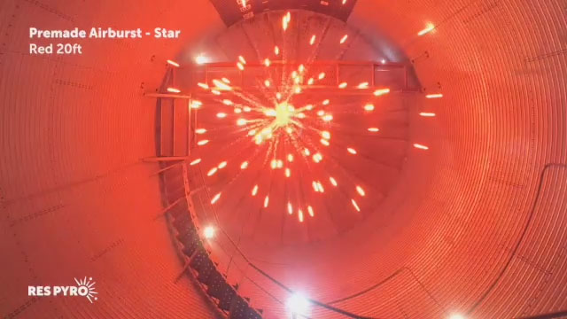 Airburst Star Red 20ft