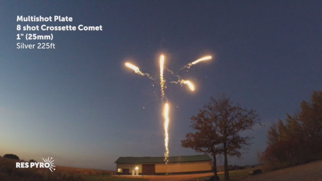 MSP 25mm Crossette Comet Silver 225ft